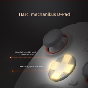 GameSir Morning Star 2 vezeték nélküli játékvezérlő Bluetooth és USB-vel PC-hez, Switchhez, iOS-hez és Androidhoz, vibrációval és Hall-szenzorral