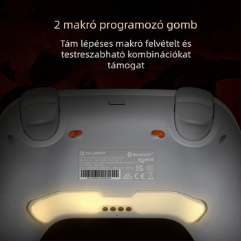 GameSir Morning Star 2 vezeték nélküli játékvezérlő Bluetooth és USB-vel PC-hez, Switchhez, iOS-hez és Androidhoz, vibrációval és Hall-szenzorral