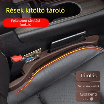 Autóülés közötti rés kitöltő csík - gumi, egyszerű stílus, megakadályozza a tárgyak leesését, XINYI márka