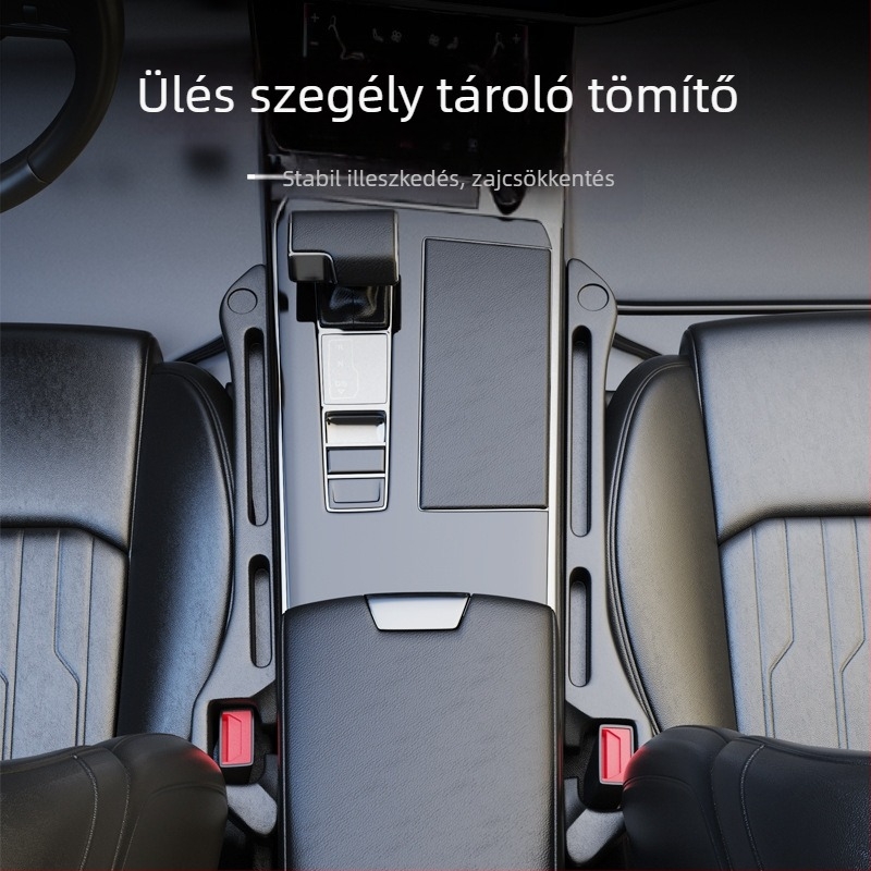 Autóülés közötti rés kitöltő csík - gumi, egyszerű stílus, megakadályozza a tárgyak leesését, XINYI márka