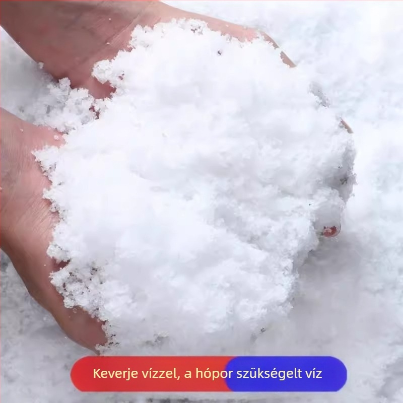 Paddekoráció mesterséges hóval karácsonyi jelenethez – poliészter, Mingyu márka, stílus 1327355784, tartalom 90
