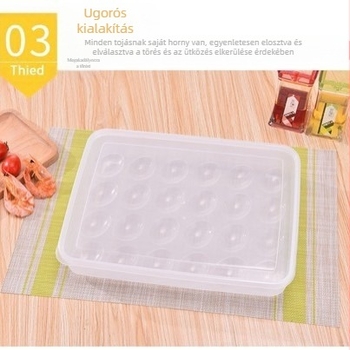 Lingqi 8001 PP műanyag hűtőszekrénybe való tárolóedény, 40 db