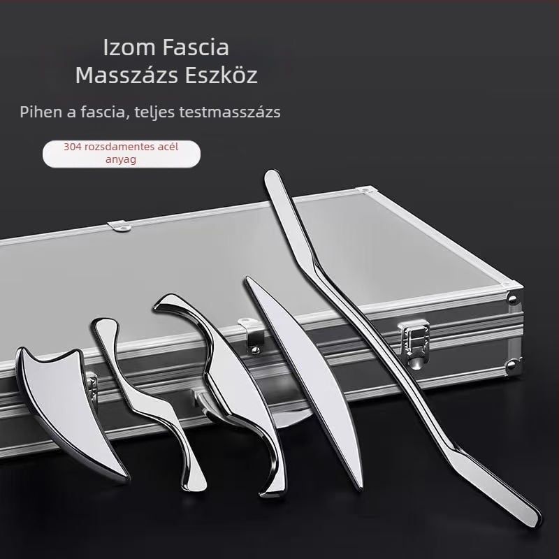 Szakmai fascia kés, gua sha tábla izom- és ín átmozgató készlet, teljes masszázs készlet, nyaki gerinc ellazítása