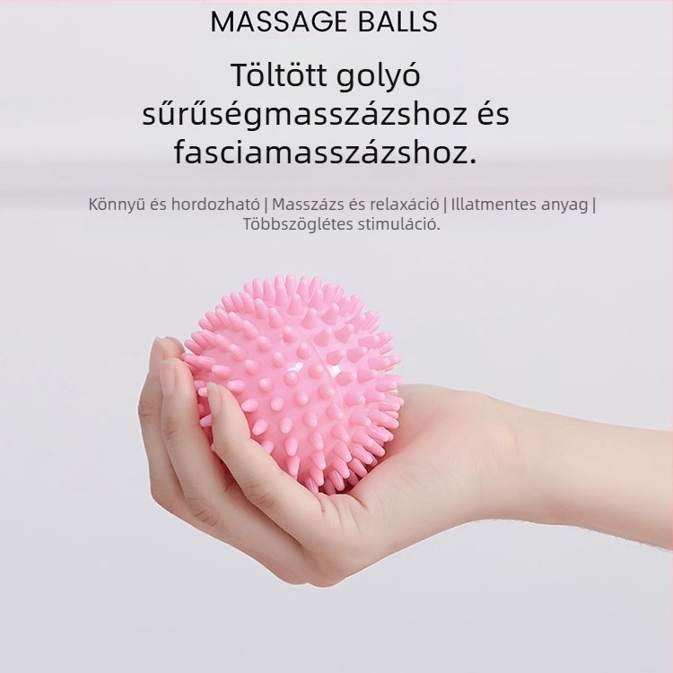 Jógagolyó lábmasszázs fascia labda - PVC, 55 g, testreszabás elérhető