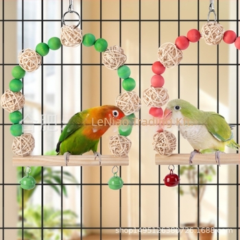 Papagáj hintázó játék madarak számára — nem importált, belföldi termék