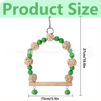 Papagáj hintázó játék madarak számára — nem importált, belföldi termék