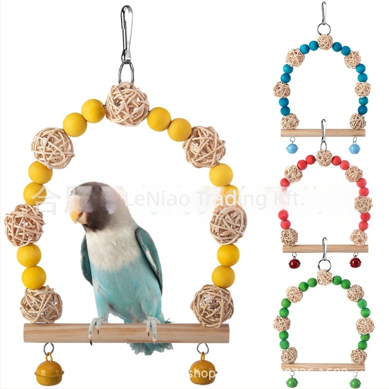 Papagáj hintázó játék madarak számára — nem importált, belföldi termék