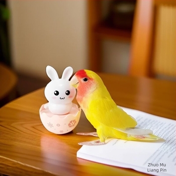 Papagájoknak való rágójáték billegő mechanizmussal — Anyag: Műanyag • Márka: Parrot Handsome • Célközönség: Papagájok • Importálva: Nem