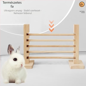 Fa ugróbot kisállatoknak — leválasztható edzésbot nyulak és tengerimalacok számára