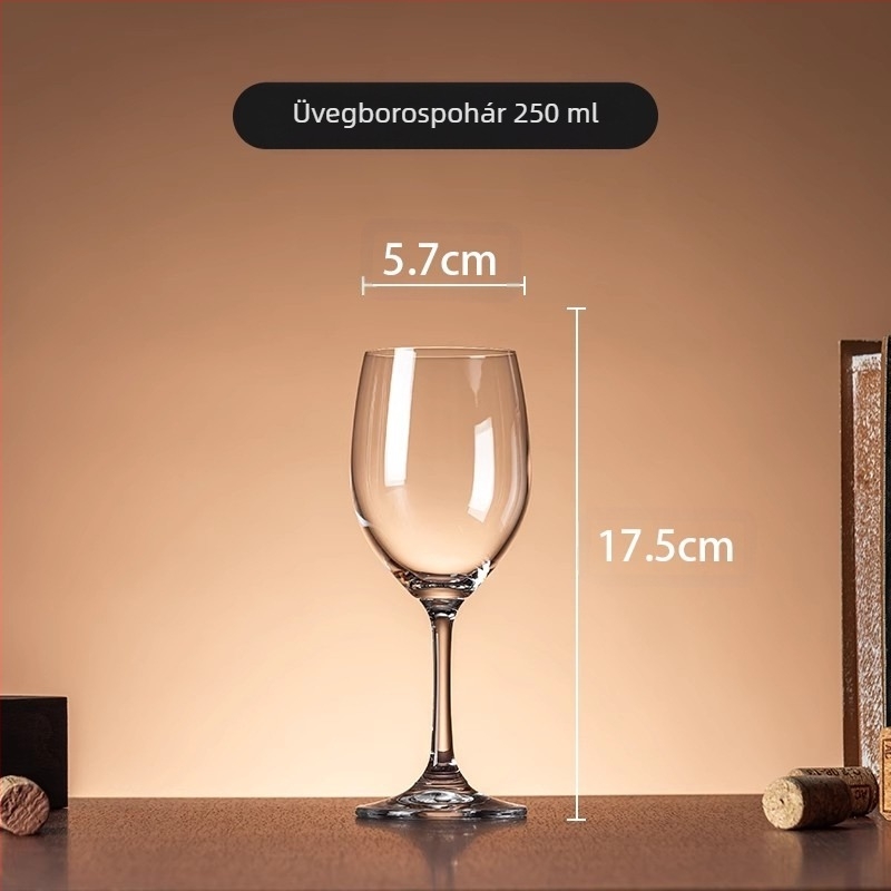 Bor dekantáló - kristályüveg, európai stílus, egyszerű kivitel, első osztályú