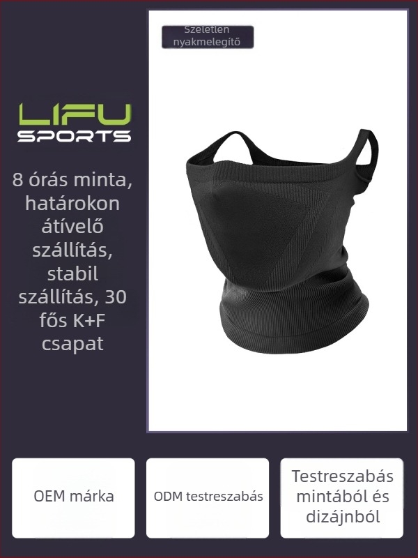 Mailton testreszabható fülre rögzíthető szélvédő kerékpáros maszk UV-védelemmel hegymászáshoz (Spandex/Nylon, uniszex)