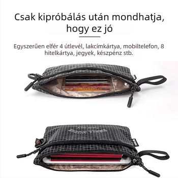 Nyakba akasztható útlevél tartó RFID védelemmel, anti-theft, multifunkcionális szervező útlevél és ID