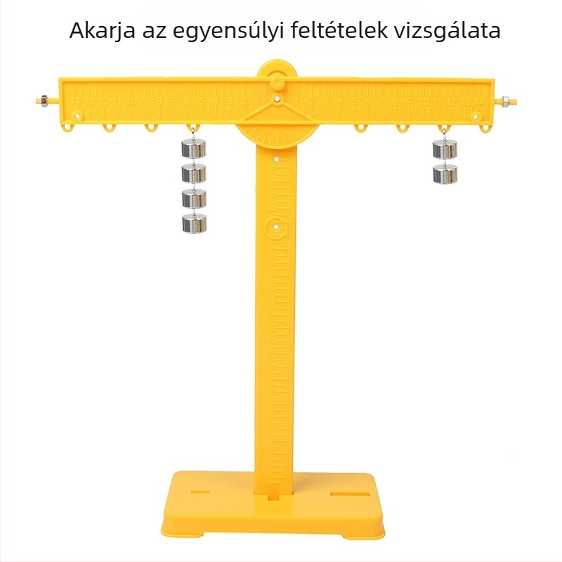 Fizikai kísérleti készlet: Emelő- és görgőkészlet a súrlódási erő kísérletezéséhez – oktatási eszköz