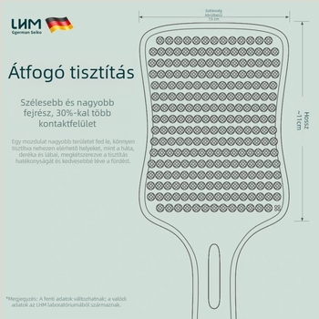 Zuhany- és masszázs ecset, PP anyag, Termékkód Cbxzs-001, Oceániai piac