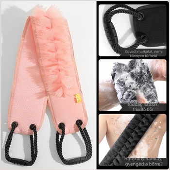 Férfi hátkefe – Kettő az egyben, természetes gumi, ultra vékony, alapértelmezett hossz