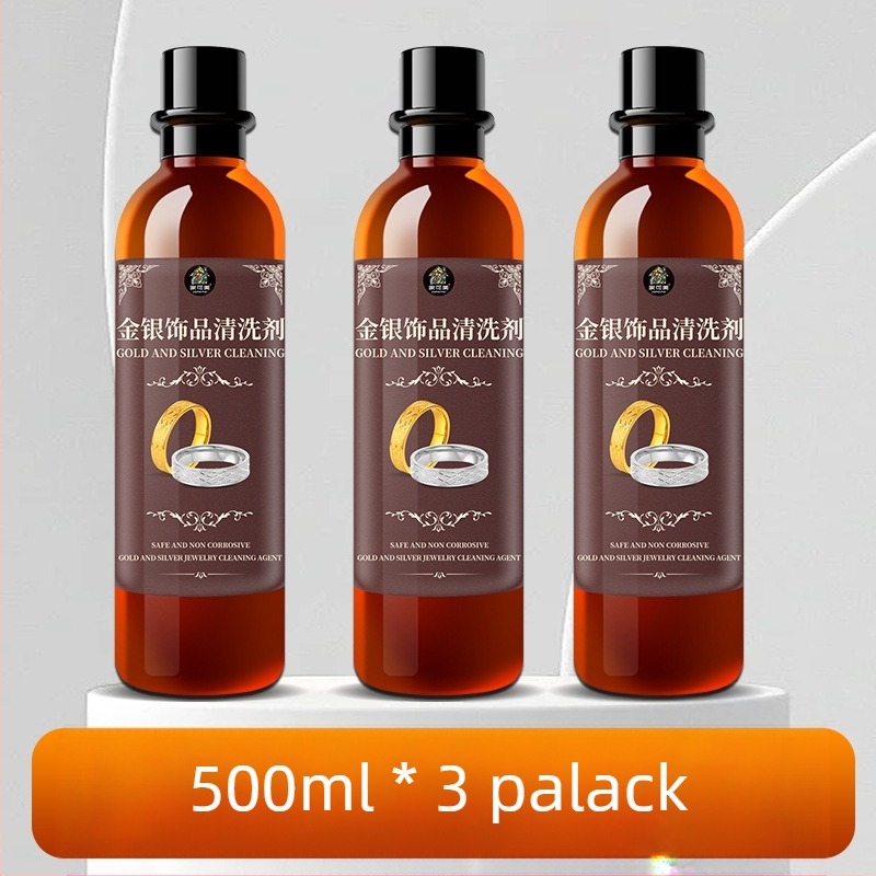 Ezüst ékszerek tisztító oldat, oxidáció eltávolítása, kód 4201