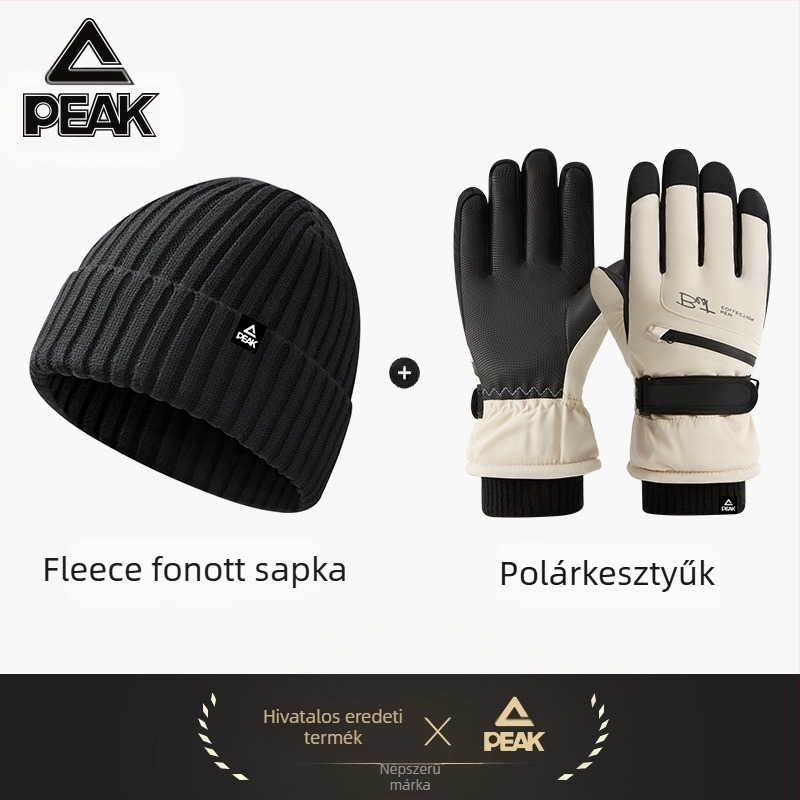 Női téli kerékpáros kesztyűk – fleece bélés, vastag, fröccsenés elleni védelem, melegen tartó