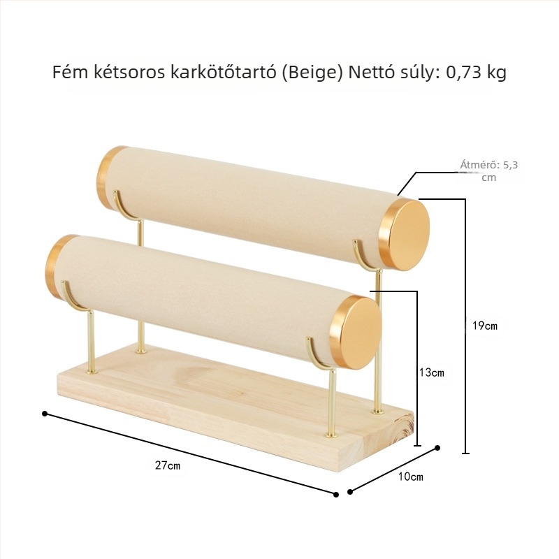 Ékszer kiállító állvány karkötők, órák és nyakláncok számára – tároló állvány (Eredet: Jinhua)