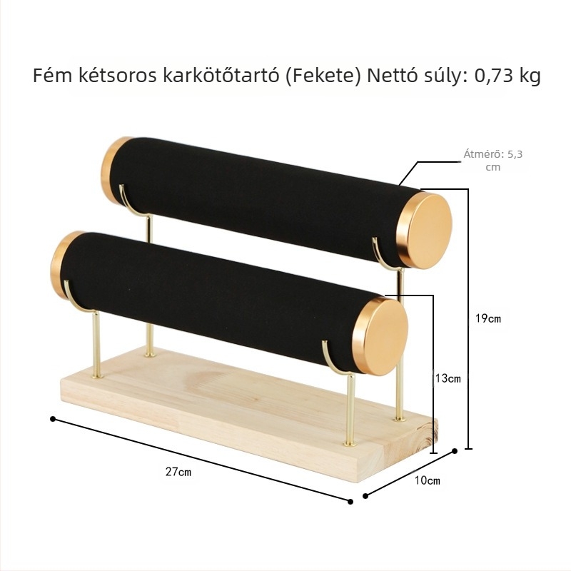 Ékszer kiállító állvány karkötők, órák és nyakláncok számára – tároló állvány (Eredet: Jinhua)