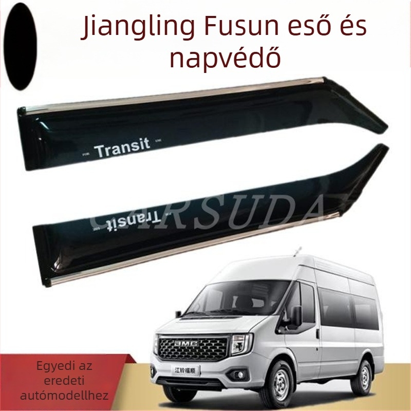 Esővédő pajzs JMC Fushun minibusz és teherautó ablakaihoz (Anyag: Bodhi; Termékkód: Jiangling fushun; Márka: Linlie; Származás: Jinhua; Megjelenés: 2025 tavasz)