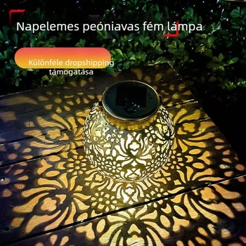 Napelemes függő lámpa – LED-lámpák, IP44, 1W, 1.2V, 6–12 órás üzemidő