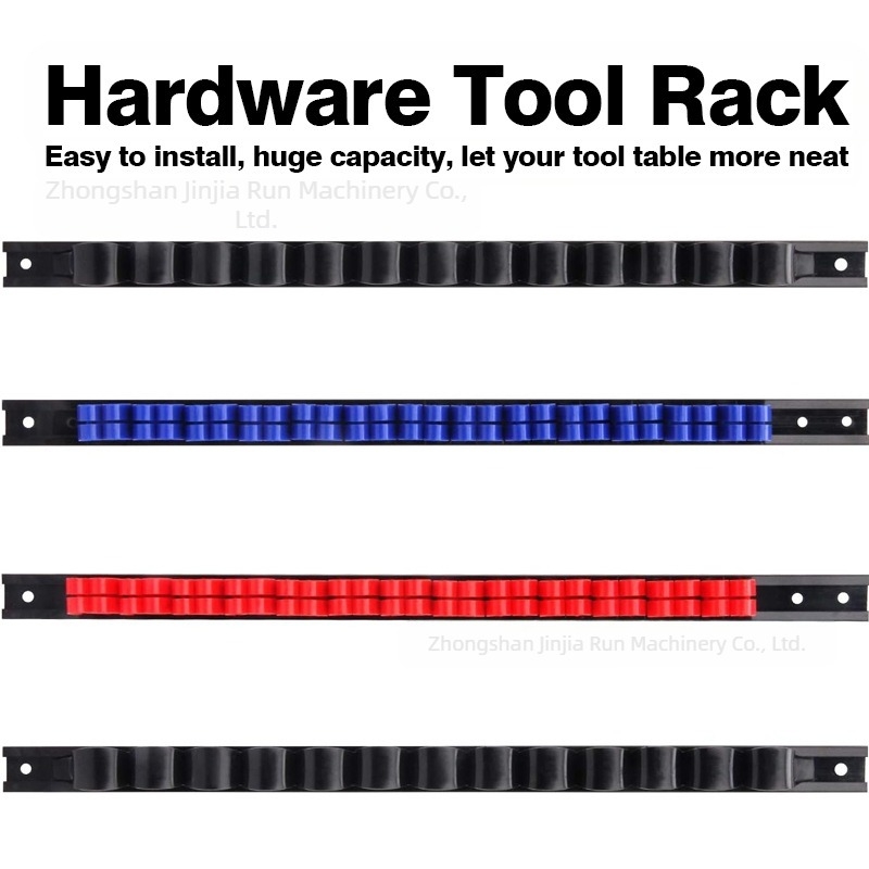 Műanyag csavarhúzó tartó és szerszámok kijelző állványa műhelyhez és garázshoz, modell 001