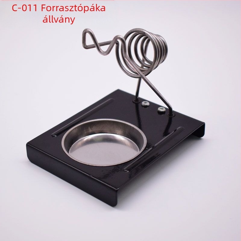 Forrasztóállvány dupla hálóval, többfunkciós, tölgyfa anyagból