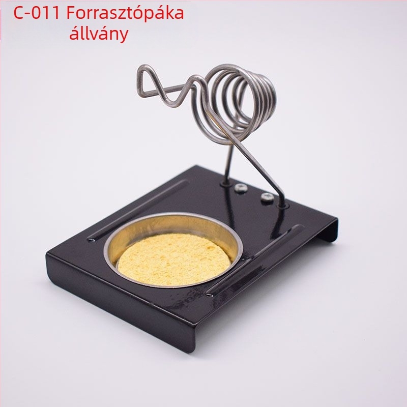 Forrasztóállvány dupla hálóval, többfunkciós, tölgyfa anyagból