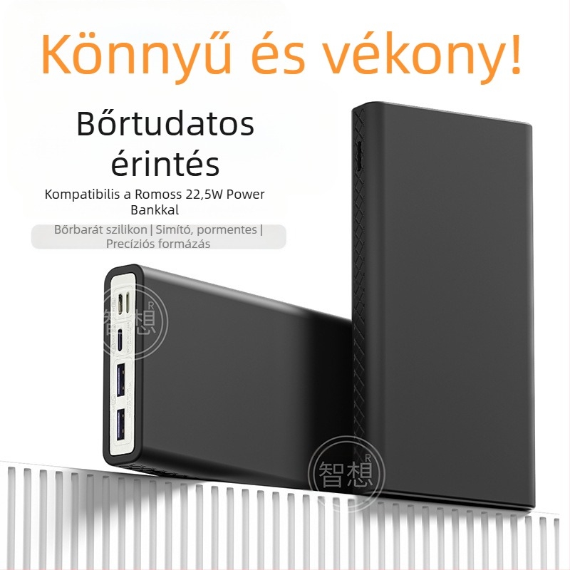 Szilikon védőtok Romoss PHG10F-251 Power Bank 10000mAh – teljes lefedettség, ütésálló, leesés elleni védelem