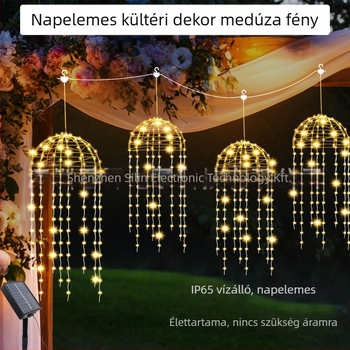 SD-018 Napelemes kültéri függő világítás, IP65 vízálló, Bemeneti feszültség ≤36, utcákra, kertekre, bulikra