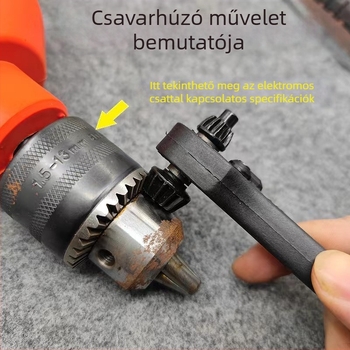 Xin ying szénacél patronkulcs elektromos fúrógépekhez, 0.15 kg