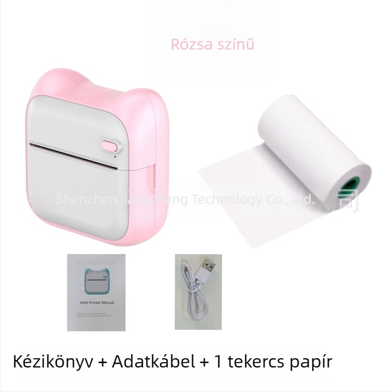 GOTOOGO 57mm USB hőnyomtató fotónyomtató – hordozható, zsebes kivitel, Android és iOS kompatibilis