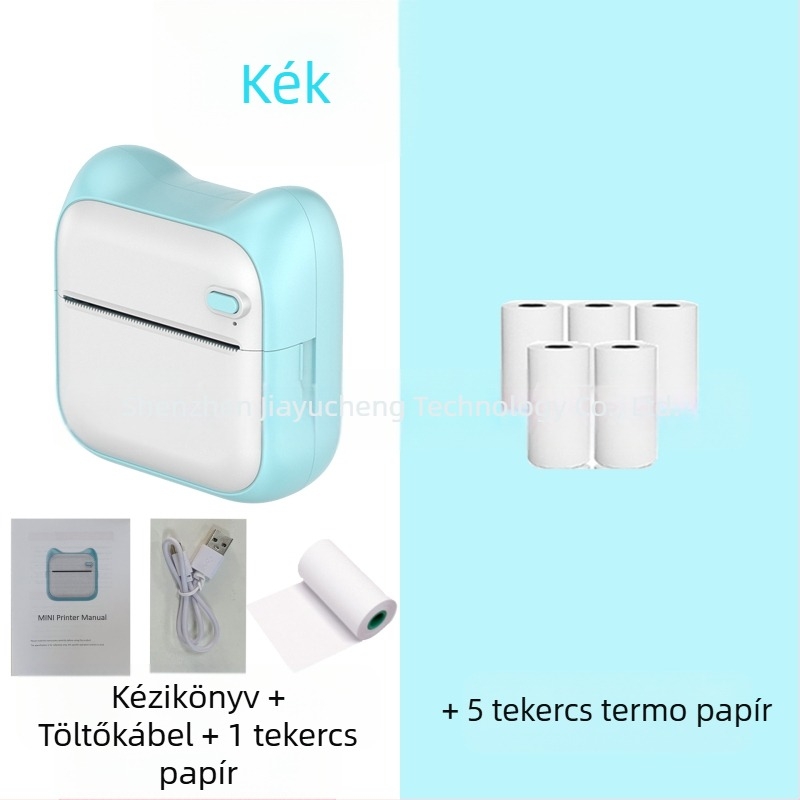 GOTOOGO 57mm USB hőnyomtató fotónyomtató – hordozható, zsebes kivitel, Android és iOS kompatibilis