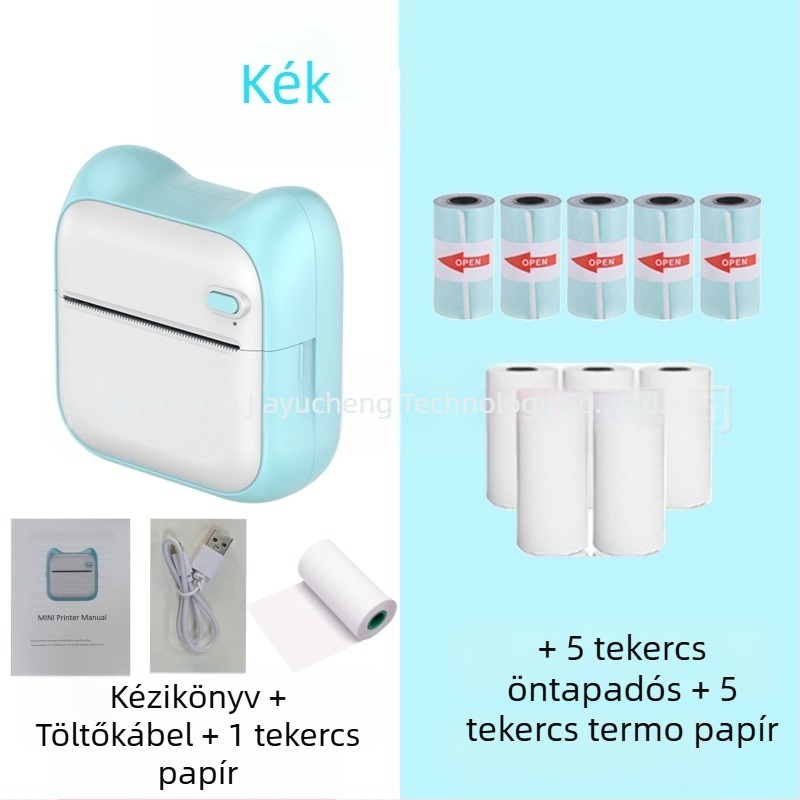 GOTOOGO 57mm USB hőnyomtató fotónyomtató – hordozható, zsebes kivitel, Android és iOS kompatibilis