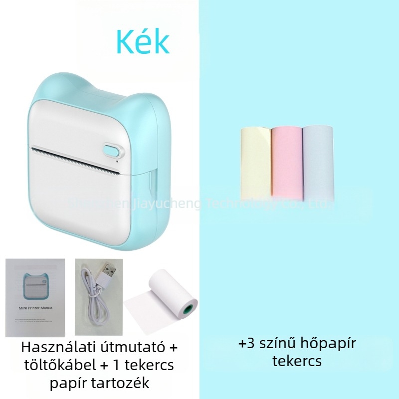 GOTOOGO 57mm USB hőnyomtató fotónyomtató – hordozható, zsebes kivitel, Android és iOS kompatibilis