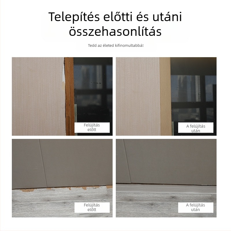 Öntapadós PVC padlószél profil - Modell YT8041 Bumper Strip - Plastic Home Beauty - Modern egyszerű stílus