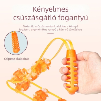 Hátmasszírozó kézi görgővel vállak, nyak és hát számára — Autonomy, természetes gyanta, 100 g