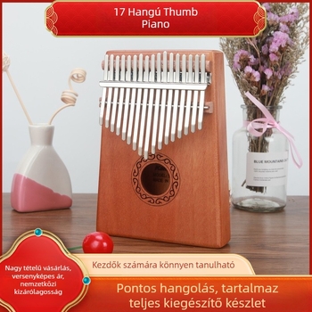 Wensheng Kalimba 17-tónusú – Professzionális szintű hangszer, Modell 17 Tone, Specifikáció W-17T, Karton csomagolás