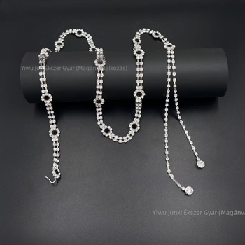 Női fém deréklánc, sokoldalú stílus, egy körös öv