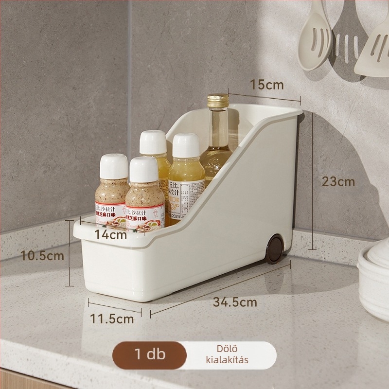 Edények tároló doboz - műanyag, többfunkciós konyhai szervező, Starry Sky, modern minimalista stílus