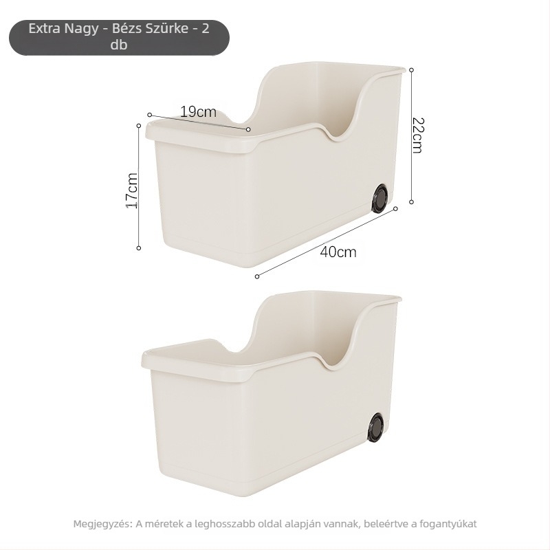 Edények tároló doboz - műanyag, többfunkciós konyhai szervező, Starry Sky, modern minimalista stílus