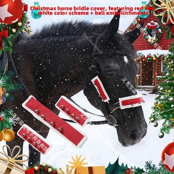 Szőrmes szegélyű lófejvédő karácsonyi dekorációhoz, Kód: MLT, Eladási régiók: Európa, Észak-Amerika, Dél-Amerika, Délkelet-Ázsia, Északkelet-Ázsia, Közel-Kelet