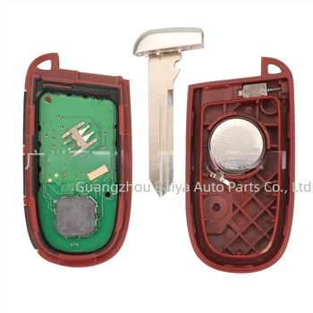 kutery Dodge SRT kulcsfob ház, műanyag tokozás, réz penge, tömeg 51 g