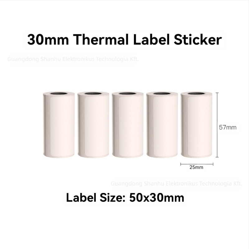 Hőnyomtató címke papír PVC ragasztóval, HSH Supplies