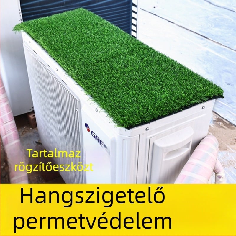 Tarpaulin anyagú kültéri klímaegység védőhuzat, pásztor stílusban