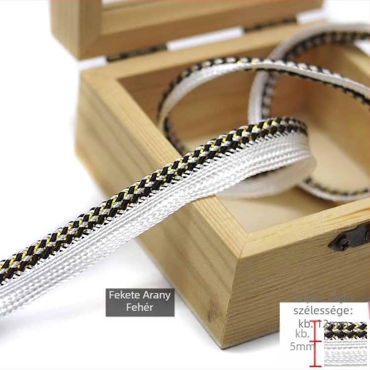 Díszítő élvédő párnákhoz és huzatokhoz — hatszögletű háló alap + poliészter szál; Termékszám: F77MMMJT56H576; Márka: Egyéb; Kézműves célra