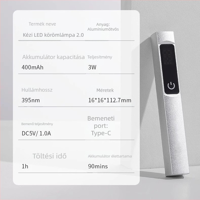 Köröm LED kijelző lámpa – felújított bar-stílusú, modell JZ-07, Dongguan