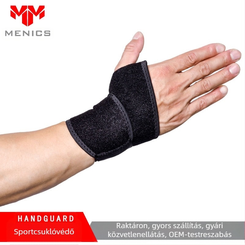 Csuklóvédő kompressziós, lélegző anyagú izzadság-elnyelő edzéshez (anyag: diving material; védett rész: csukló; kategória: csuklóvédő; alkalmas minden sporthoz)