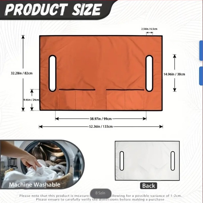 Golfkocsi üléshuzat 4 elülső zsebbel, lapos és sportos stílus, poliészter, töltet nélküli