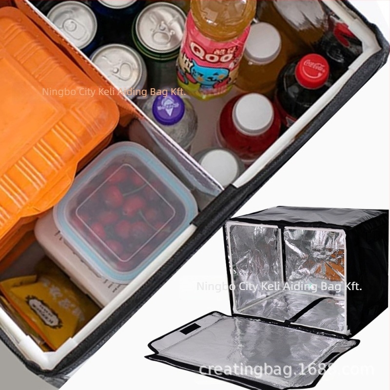 Étel- és piknik szállítási táska hátizsákkal, Oxford anyag, kapacitás 32/48/62, modern minimalist stílus